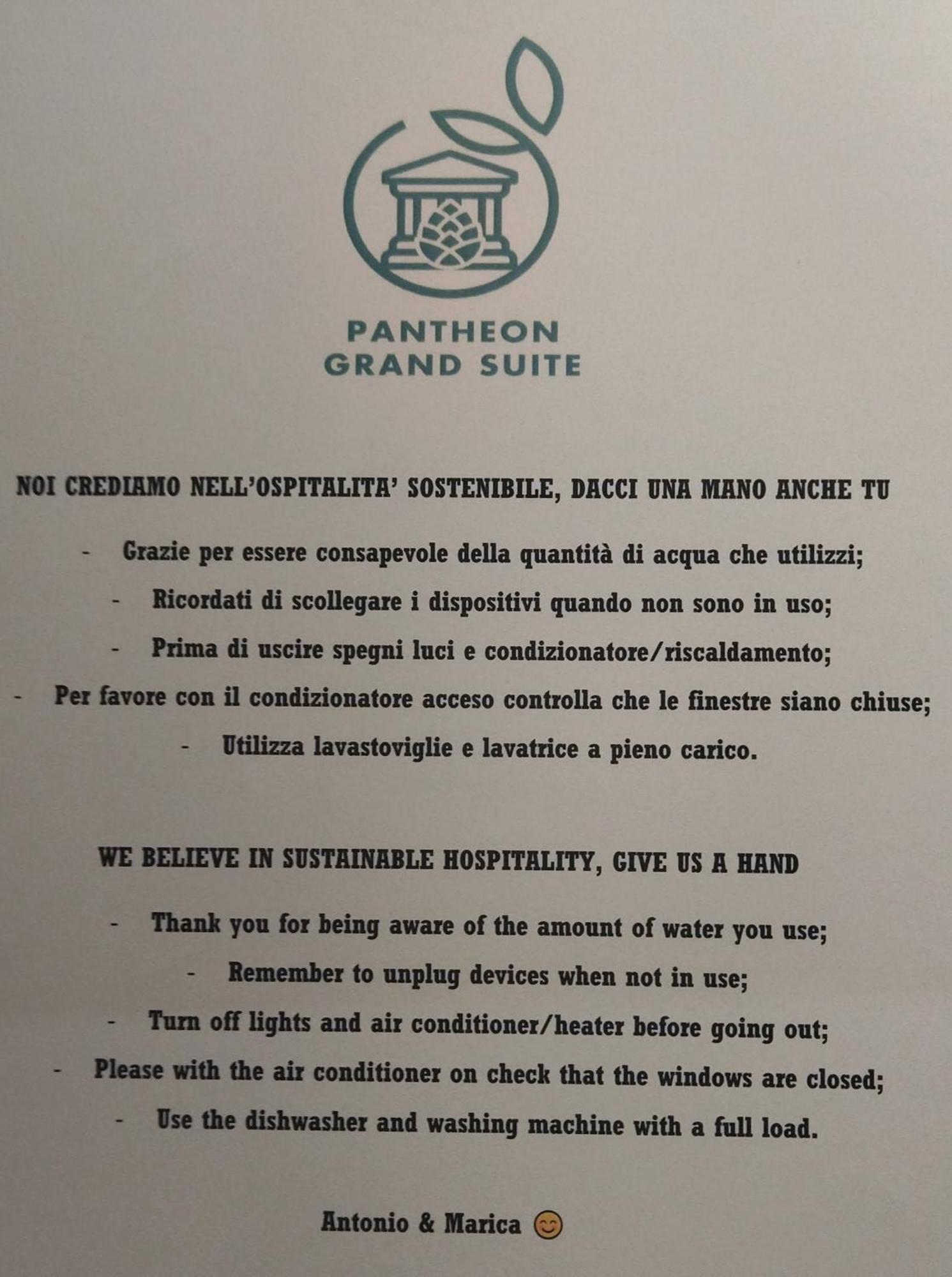 Pantheon Grand Suite Рим Экстерьер фото
